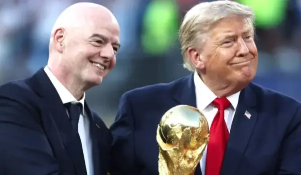 Presiden FIFA dan Presiden Amerika Serikat Donald Trump.