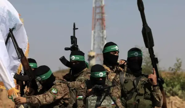 Pejuang Hamas di Jalur Gaza.
